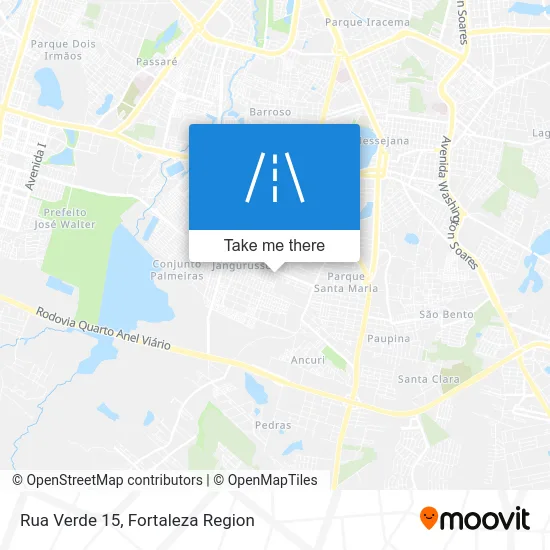 Rua Verde 15 map