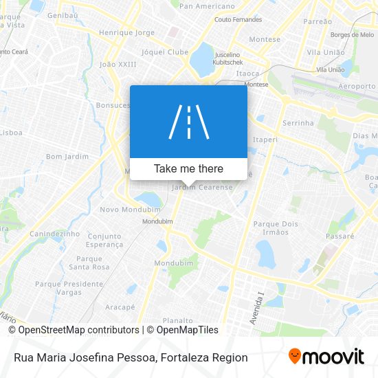 Rua Maria Josefina Pessoa map