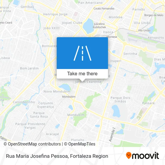 Rua Maria Josefina Pessoa map