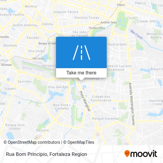 Rua Bom Princípio map
