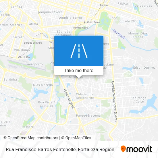 Rua Francisco Barros Fontenelle map