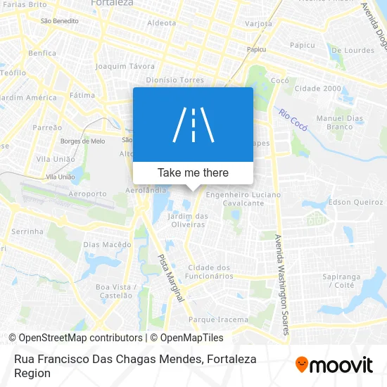 Rua Francisco Das Chagas Mendes map