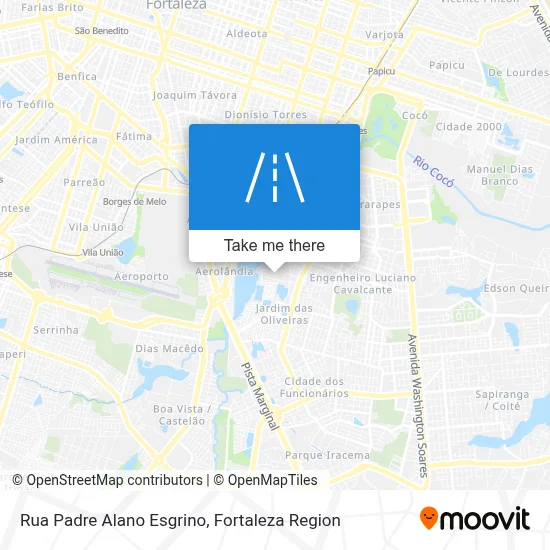 Rua Padre Alano Esgrino map