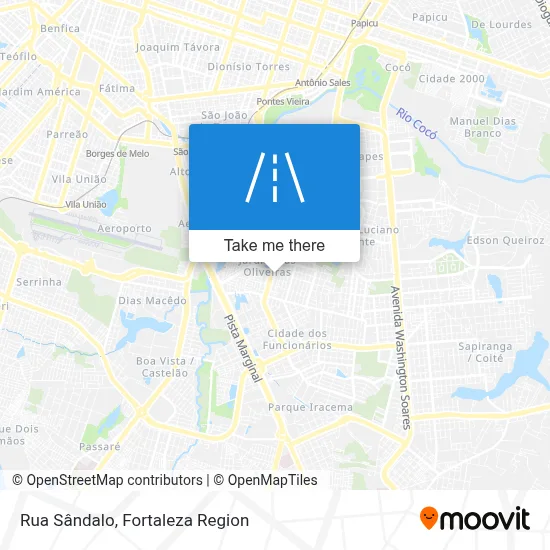 Rua Sândalo map
