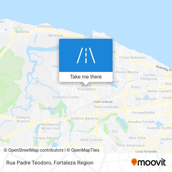 Rua Padre Teodoro map