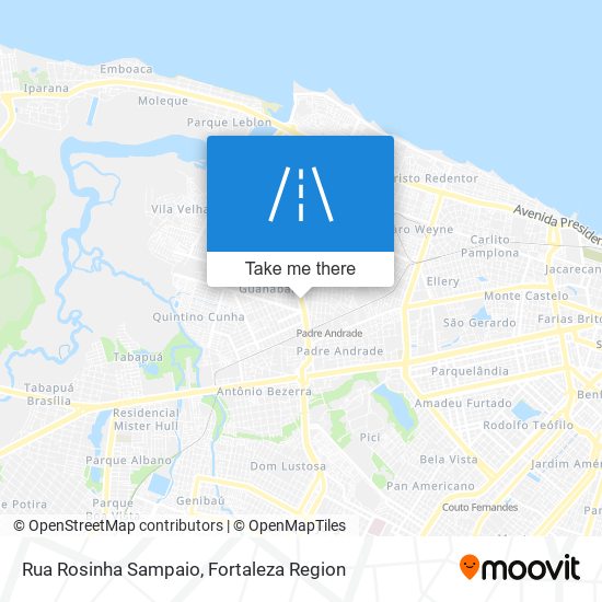 Rua Rosinha Sampaio map