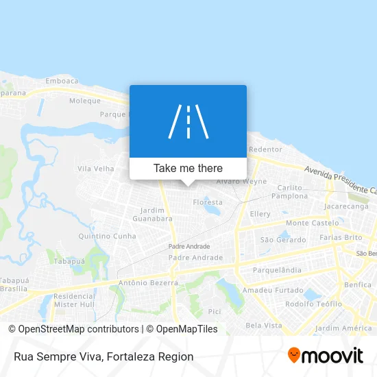 Rua Sempre Viva map