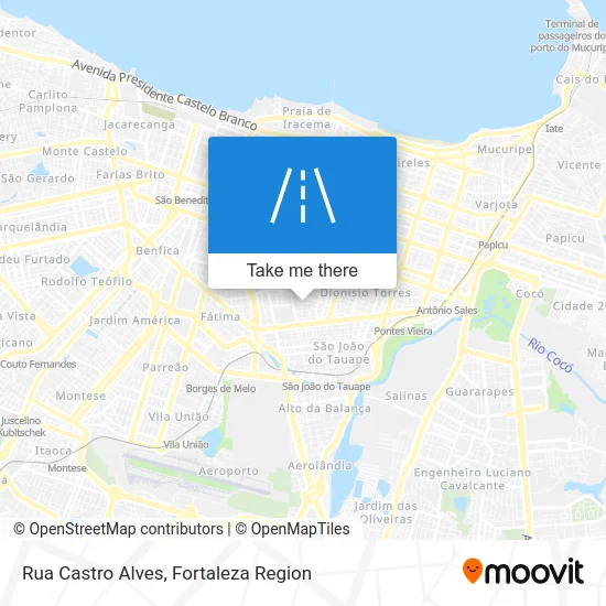 Rua Castro Alves map