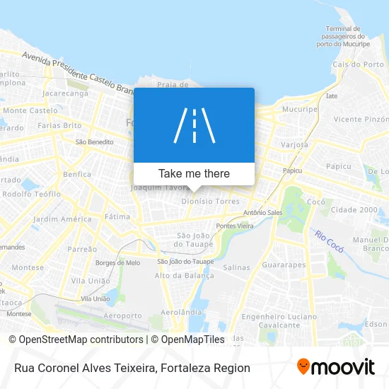 Rua Coronel Alves Teixeira map