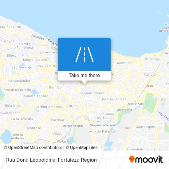 Rua Dona Leopoldina map