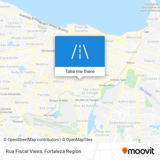 Rua Fiscal Vieira map