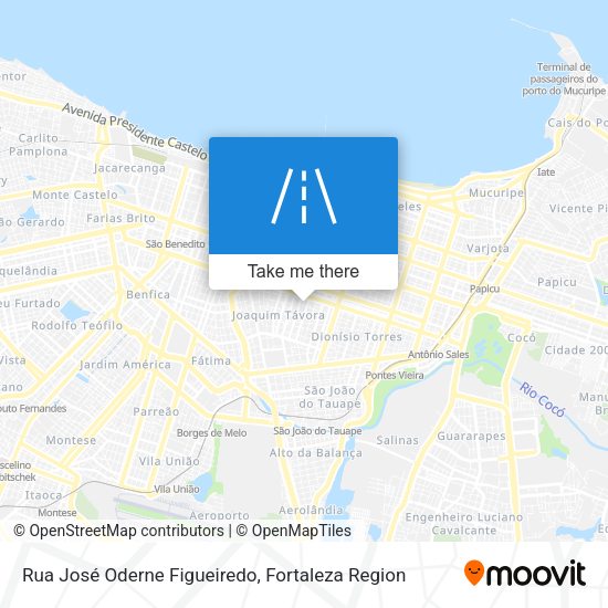 Rua José Oderne Figueiredo map