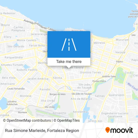 Rua Simone Marleide map