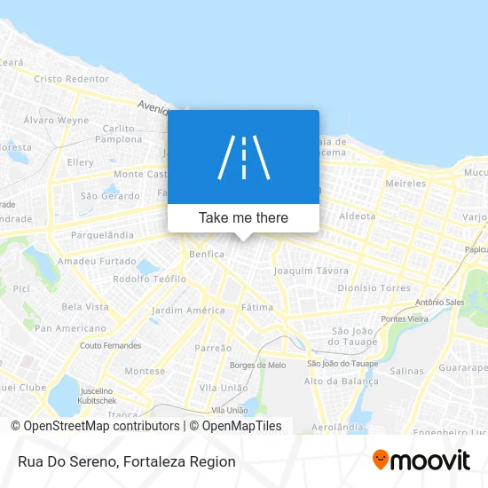Rua Do Sereno map