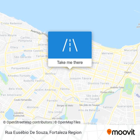 Mapa Rua Eusébio De Souza