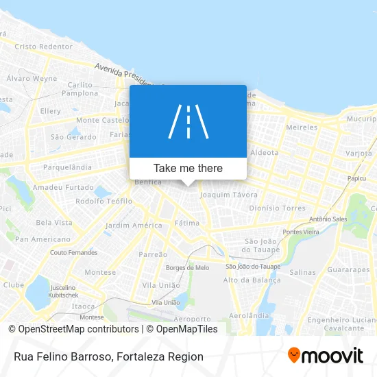 Rua Felino Barroso map