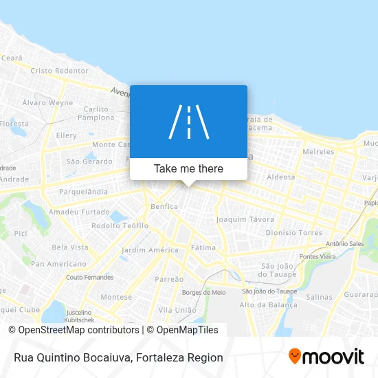 Rua Quintino Bocaiuva map