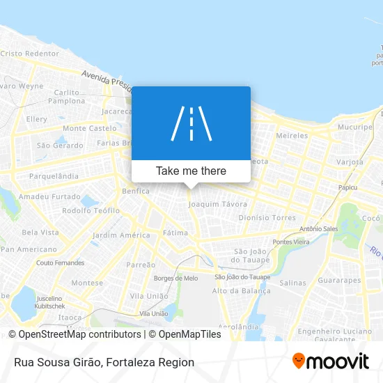 Rua Sousa Girão map