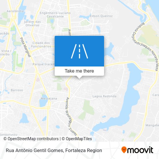 Rua Antônio Gentil Gomes map