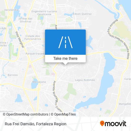 Rua Frei Damião map