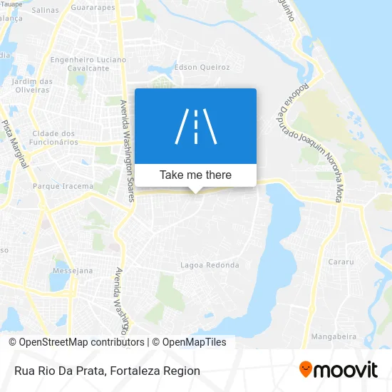 Rua Rio Da Prata map