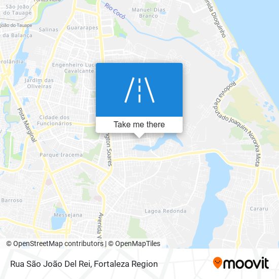 Rua São João Del Rei map