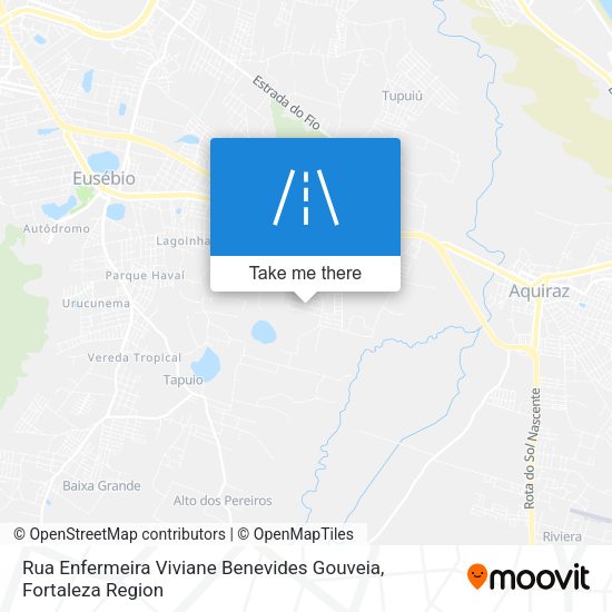 Rua Enfermeira Viviane Benevides Gouveia map