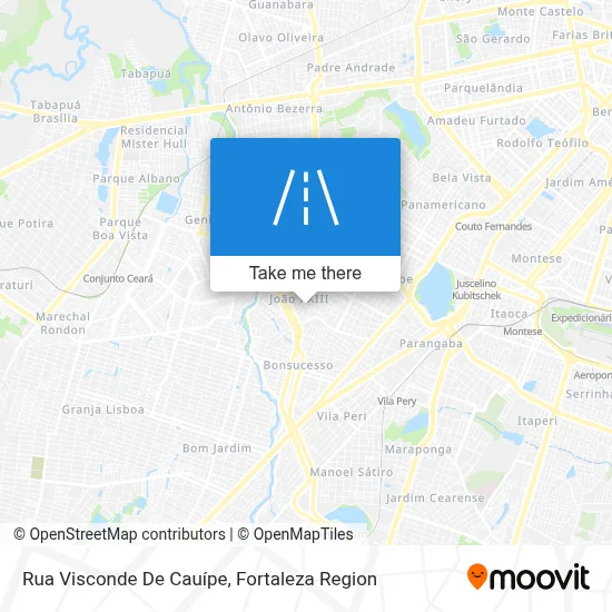 Rua Visconde De Cauípe map