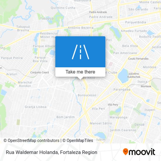 Rua Waldemar Holanda map