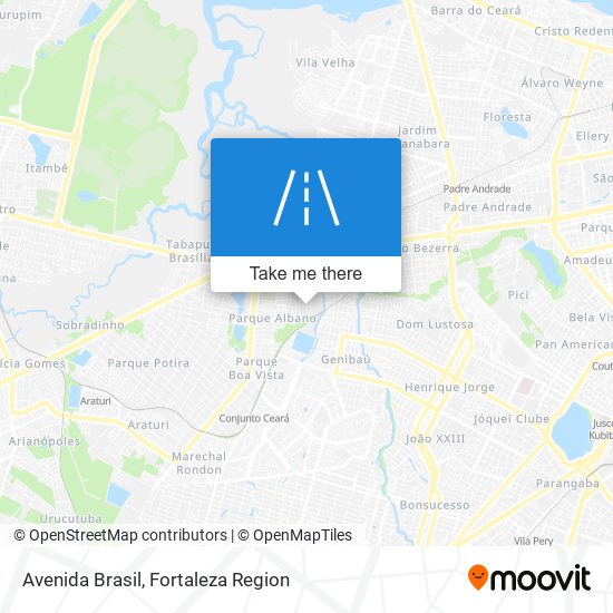 Avenida Brasil map