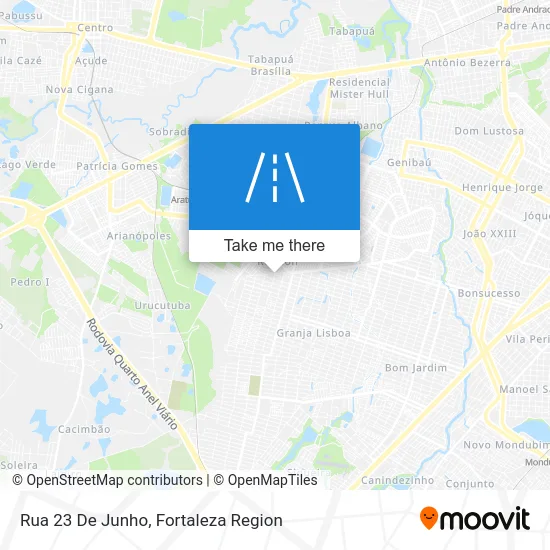 Rua 23 De Junho map