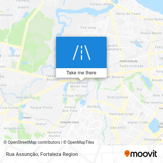 Rua Assunção map