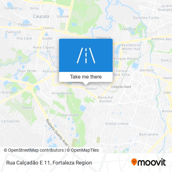 Rua Calçadão E 11 map