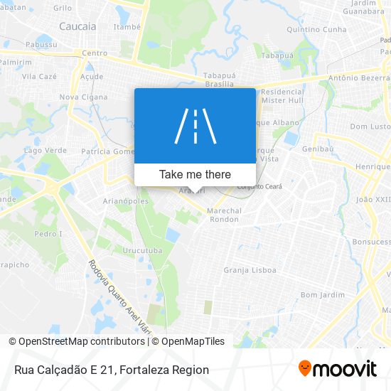 Mapa Rua Calçadão E 21