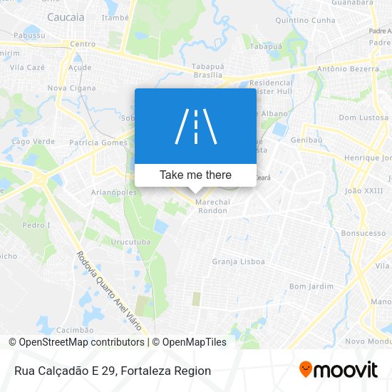 Rua Calçadão E 29 map