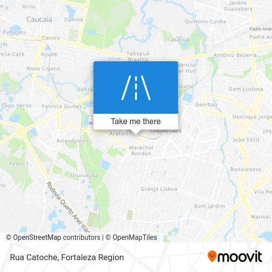 Rua Catoche map