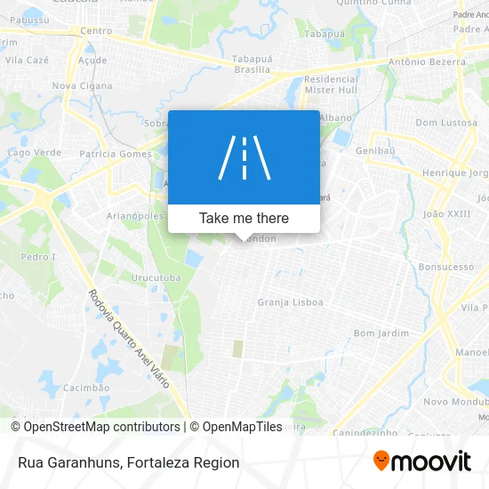 Rua Garanhuns map