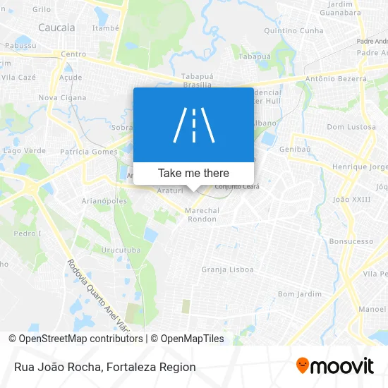 Rua João Rocha map