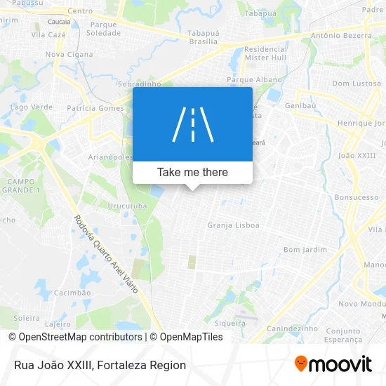 Rua João XXIII map