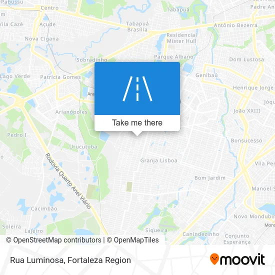 Rua Luminosa map