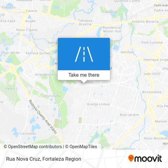 Rua Nova Cruz map