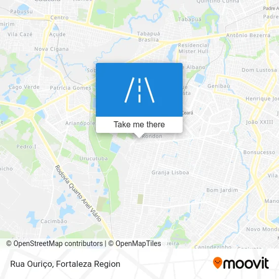 Rua Ouriço map