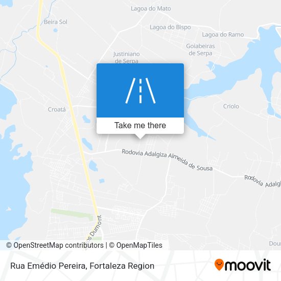 Rua Emédio Pereira map