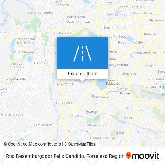 Rua Desembargador Félix Cândido map