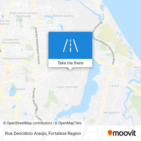Rua Deoclécio Araújo map