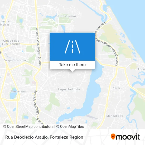 Rua Deoclécio Araújo map