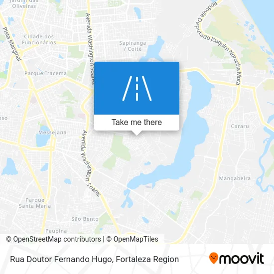 Rua Doutor Fernando Hugo map