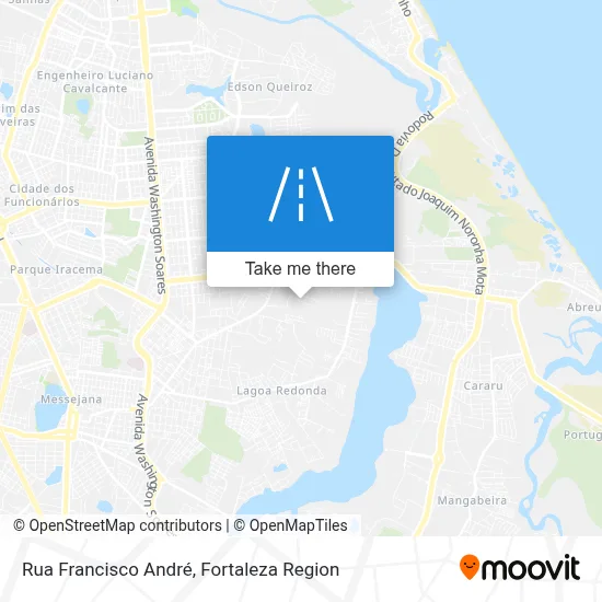 Rua Francisco André map