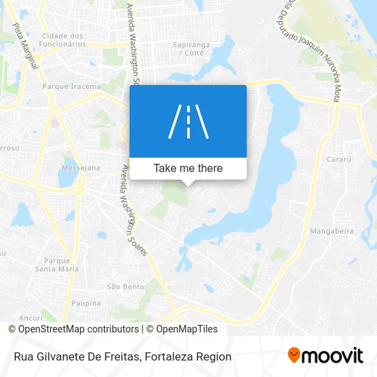 Rua Gilvanete De Freitas map