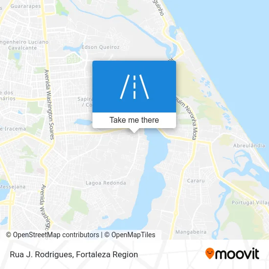 Rua J. Rodrigues map